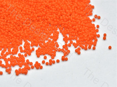 Miyuki Bright Orange Opaque Round Seed Beads (433404018722)