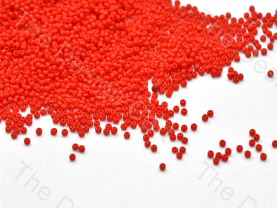 Miyuki Red Opaque Round Seed Beads (433404149794)