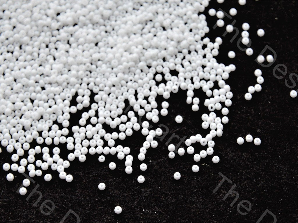 Miyuki White Opaque Round Seed Beads (433404346402)