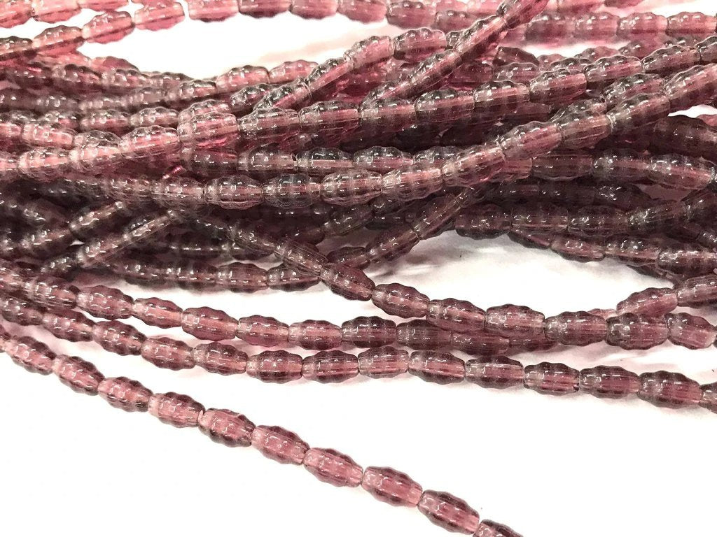 amethyst-purple-fancy-oval-pressed-glass-beads