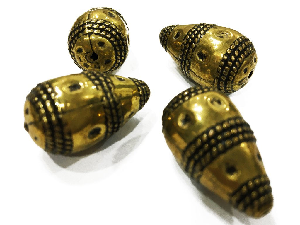 antique-golden-drop-plastic-bead-27x15-mm