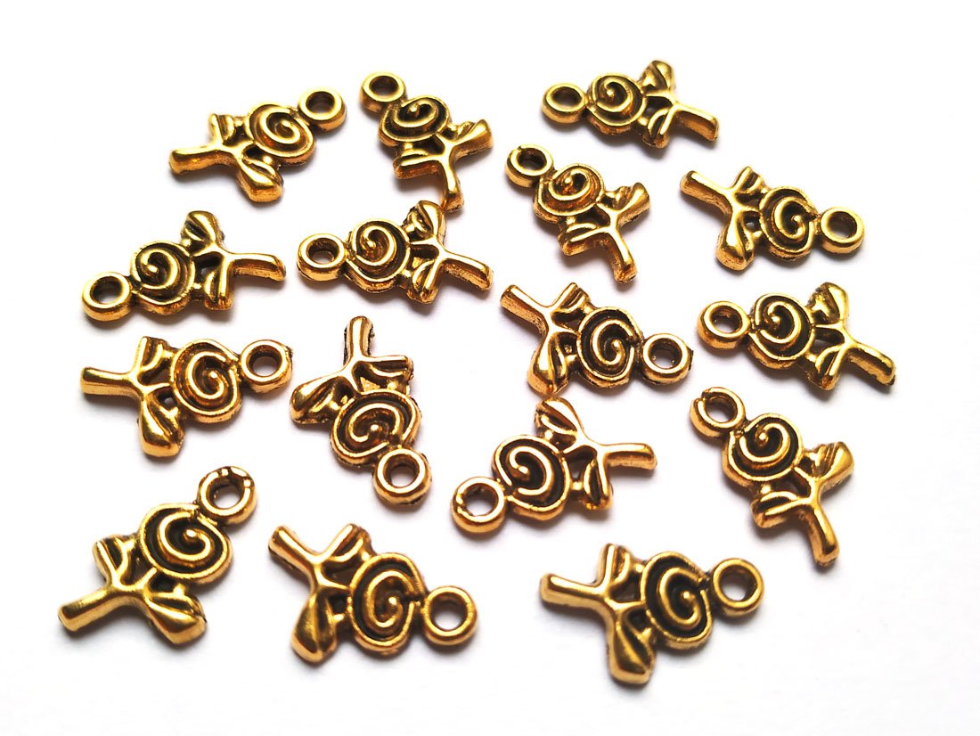 antique-golden-floral-charms