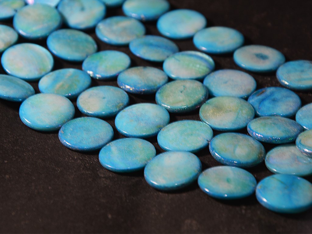 aqua-flat-circular-designer-glass-shell-beads-20-mm