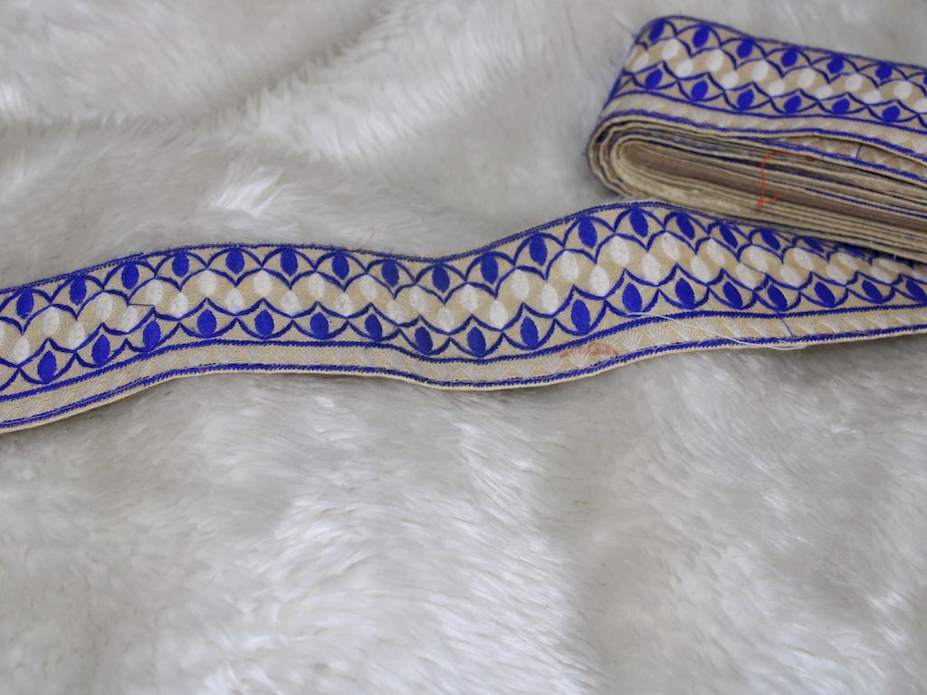 blue-embroidery-work-lace