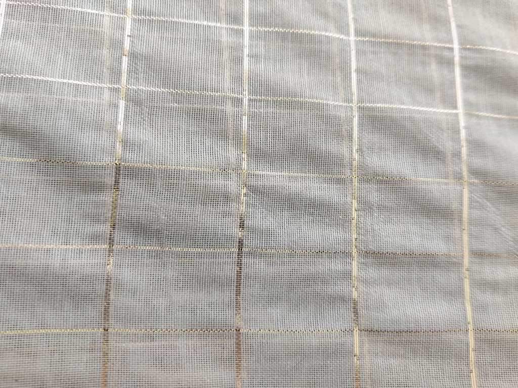 beige-chanderi-fabric-with-golden-weaved-checks
