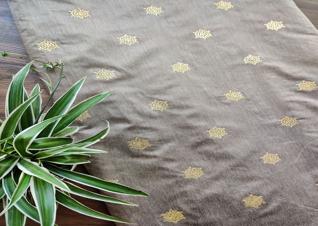 beige-chanderi-with-golden-sequins-motifs-all-over