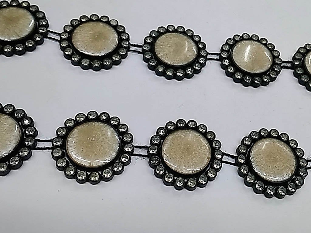 beige-circular-stone-studded-plastic-lace-with-enamel-fill-26-mm