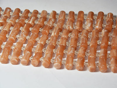 beige-cylindrical-resin-beads