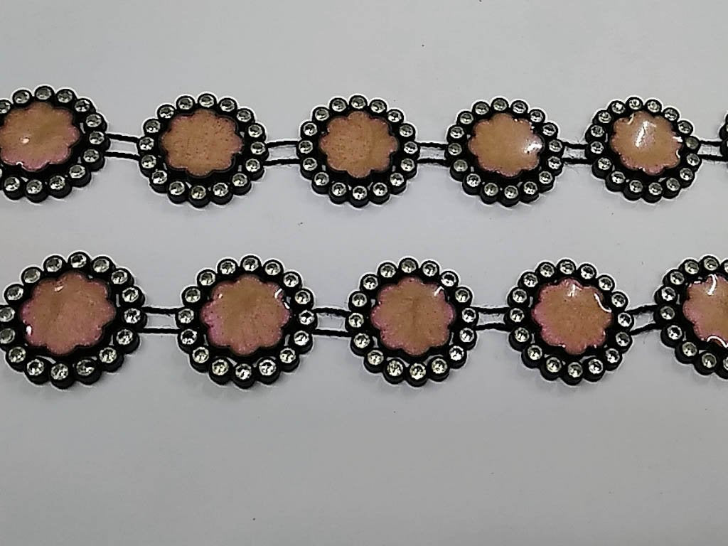 beige-flower-stone-studded-plastic-lace-with-enamel-fill-20-mm