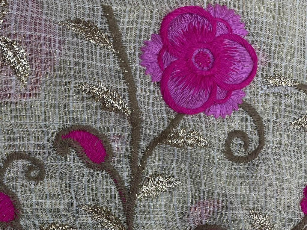 beige-pink-flowers-embroidered-kota-super-net-fabric