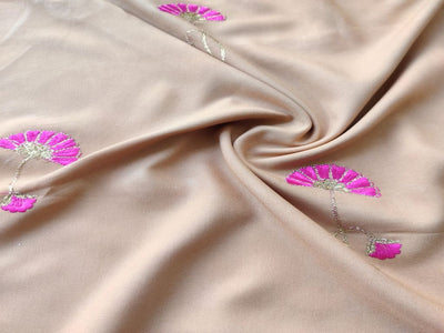 beige-rayon-fabric-with-pink-embroidered-flowers