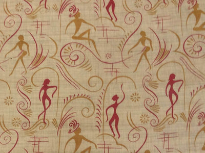 beige-red-designer-objects-printed-khadi-fabric