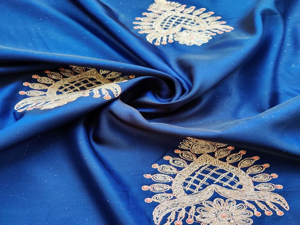 big-width-blue-taffeta-silk-with-golden-glitter-dori-motifs-allover