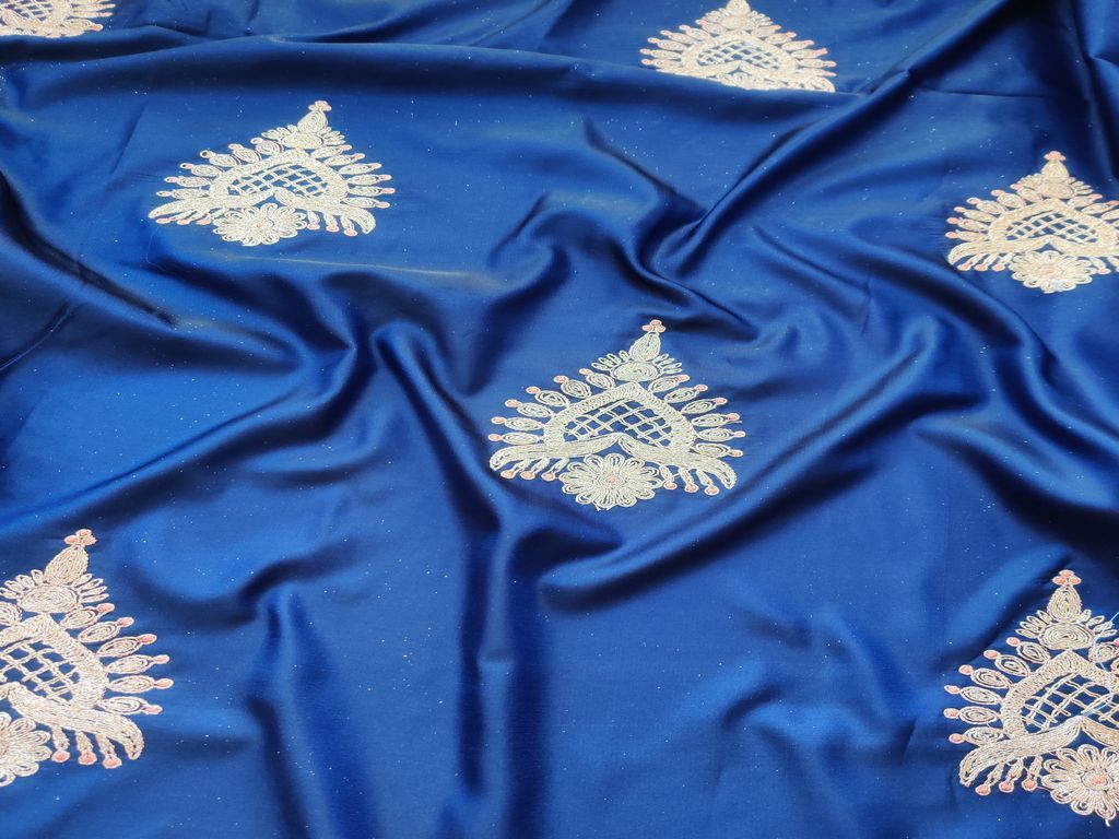 big-width-blue-taffeta-silk-with-golden-glitter-dori-motifs-allover