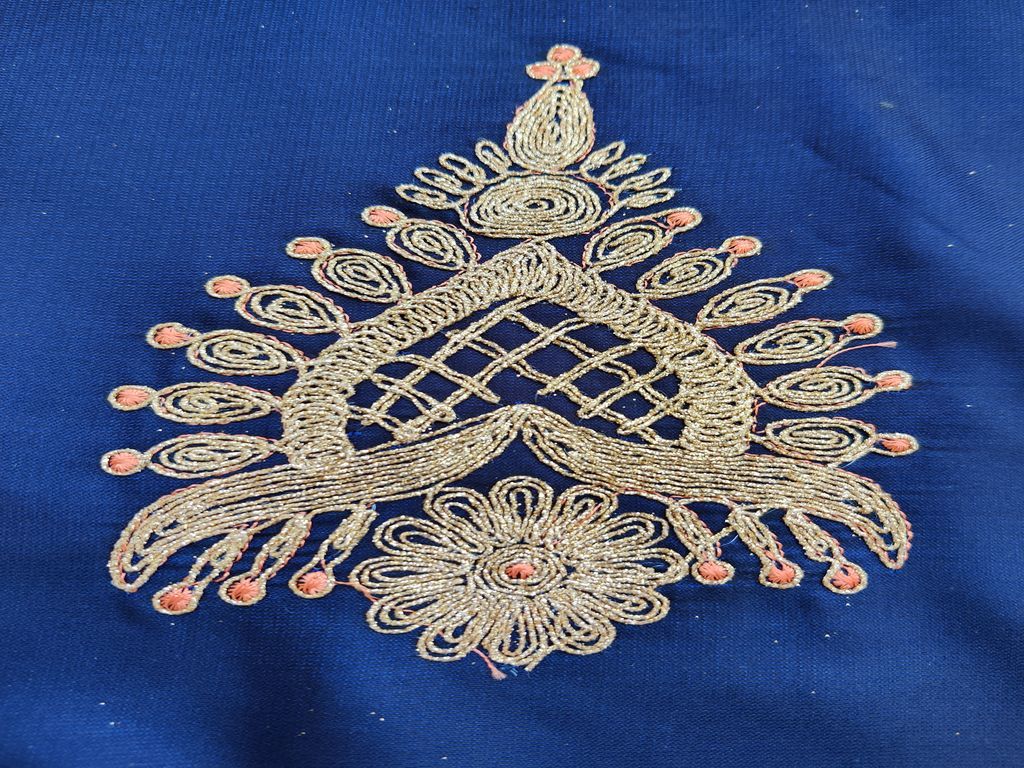 big-width-blue-taffeta-silk-with-golden-glitter-dori-motifs-allover