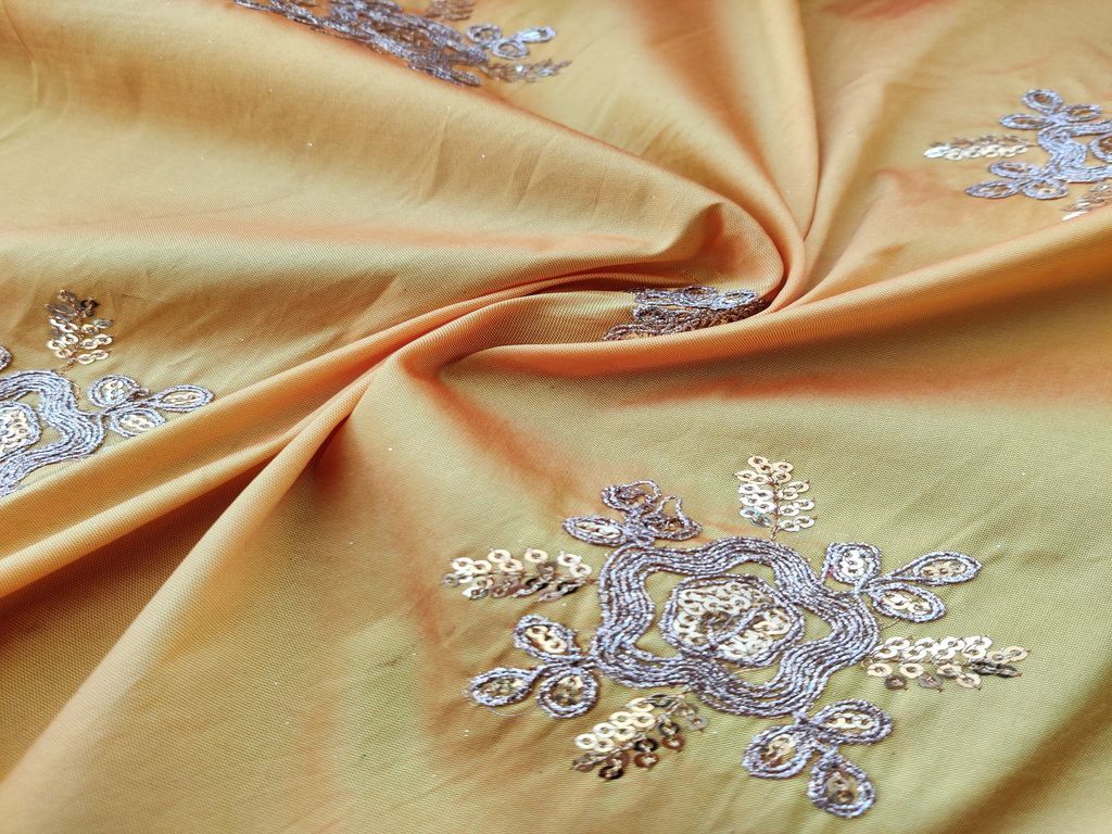 big-width-yellow-taffeta-silk-with-golden-floral-sequins-dori-work