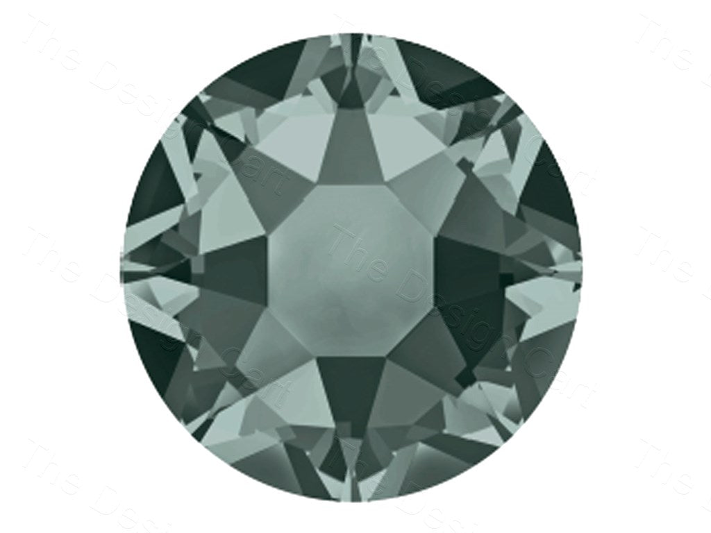 Black Diamond Swarovski Hotfix Rhinestones (1621657681954)