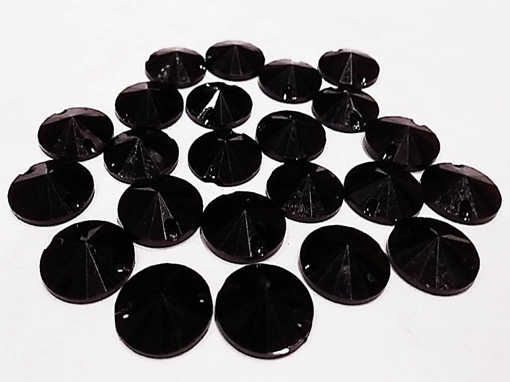 black-circular-2-hole-plastic-stones-14-mm