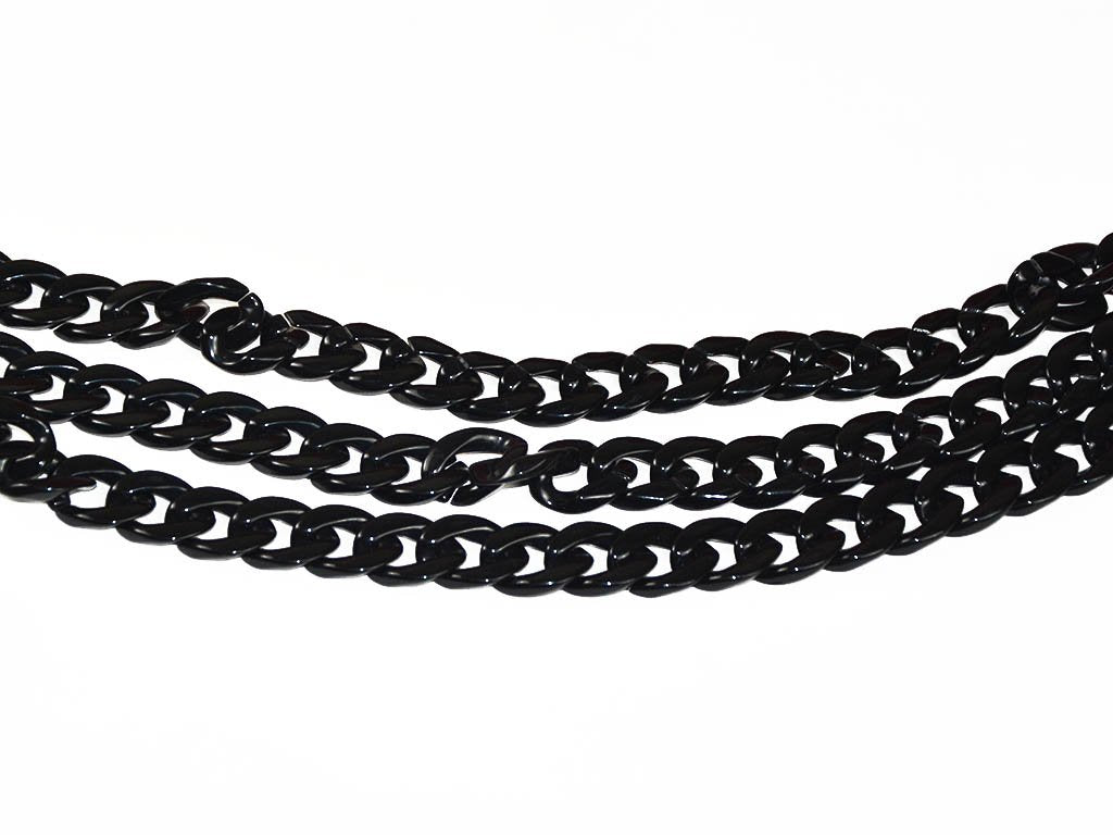 black-circular-acrylic-chains