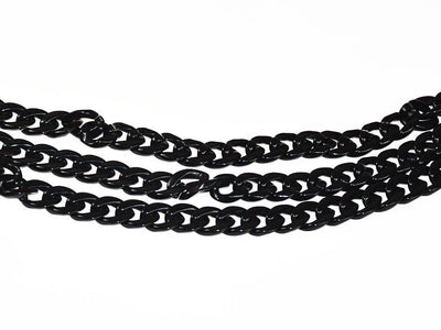 black-circular-acrylic-chains