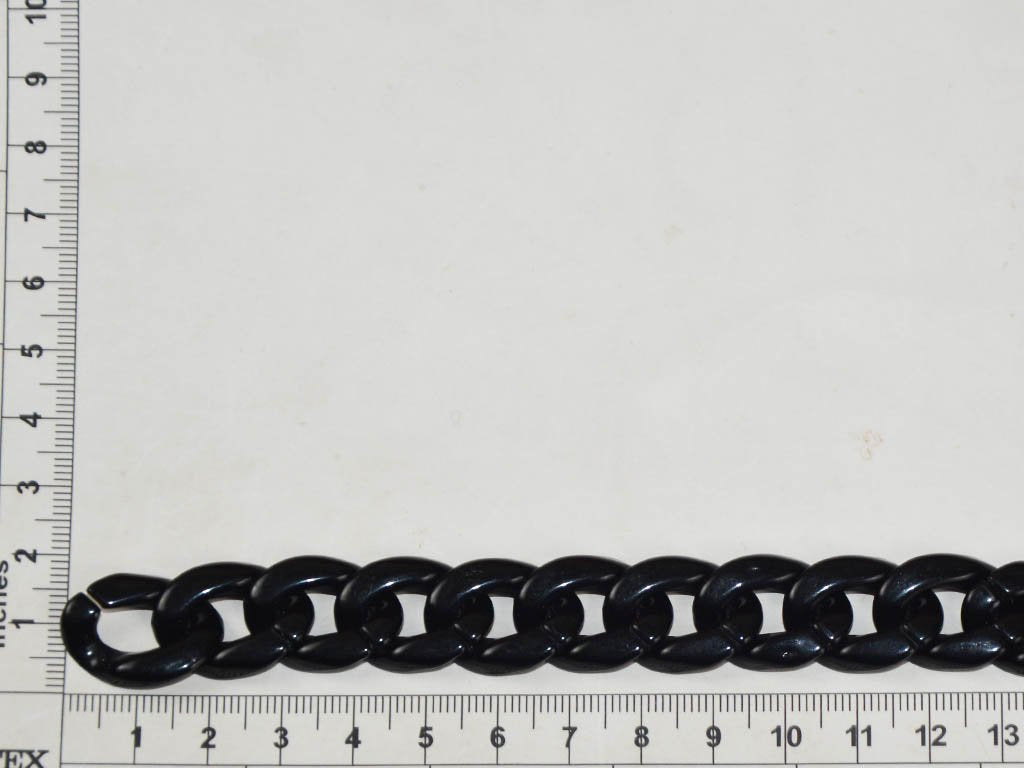 black-circular-acrylic-chains
