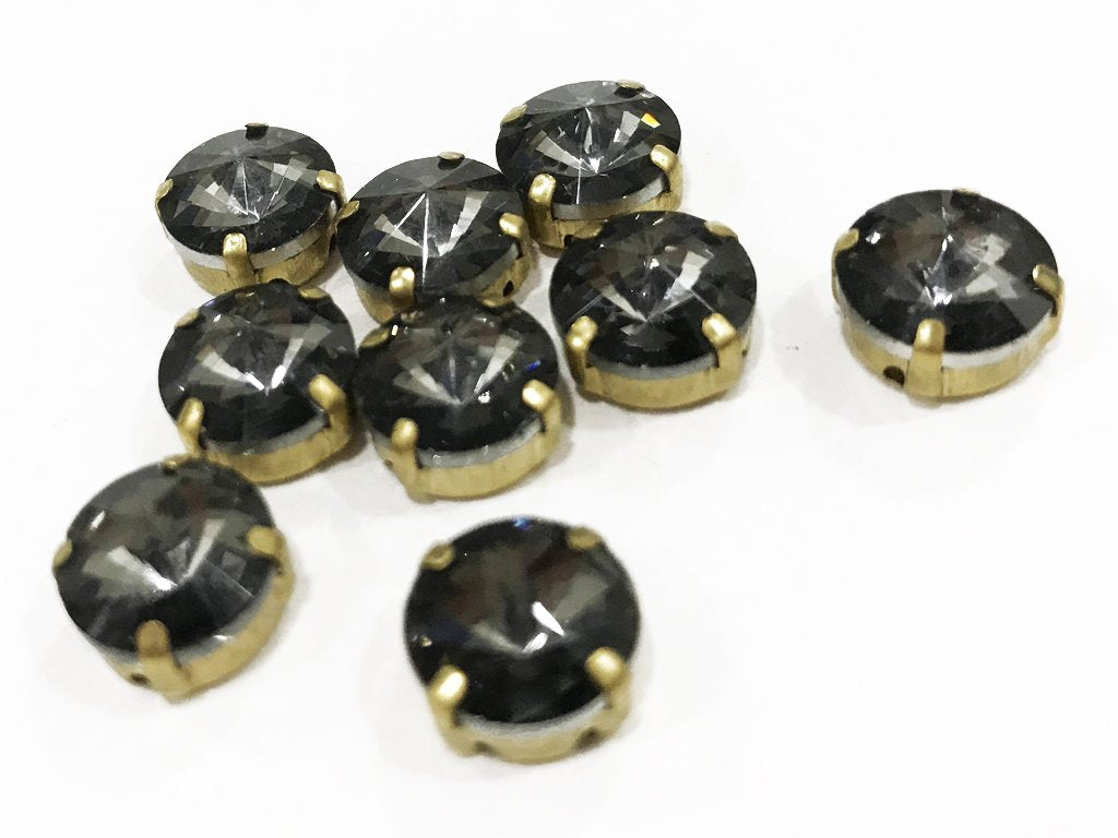 black-circular-glass-stones-with-brass-catcher-12-mm