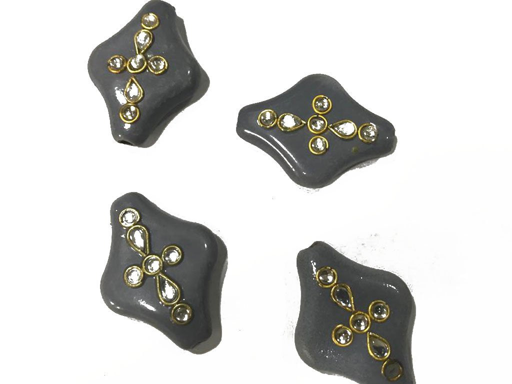 black-designer-kite-plastic-stone-with-kundan-work-30x22-mm
