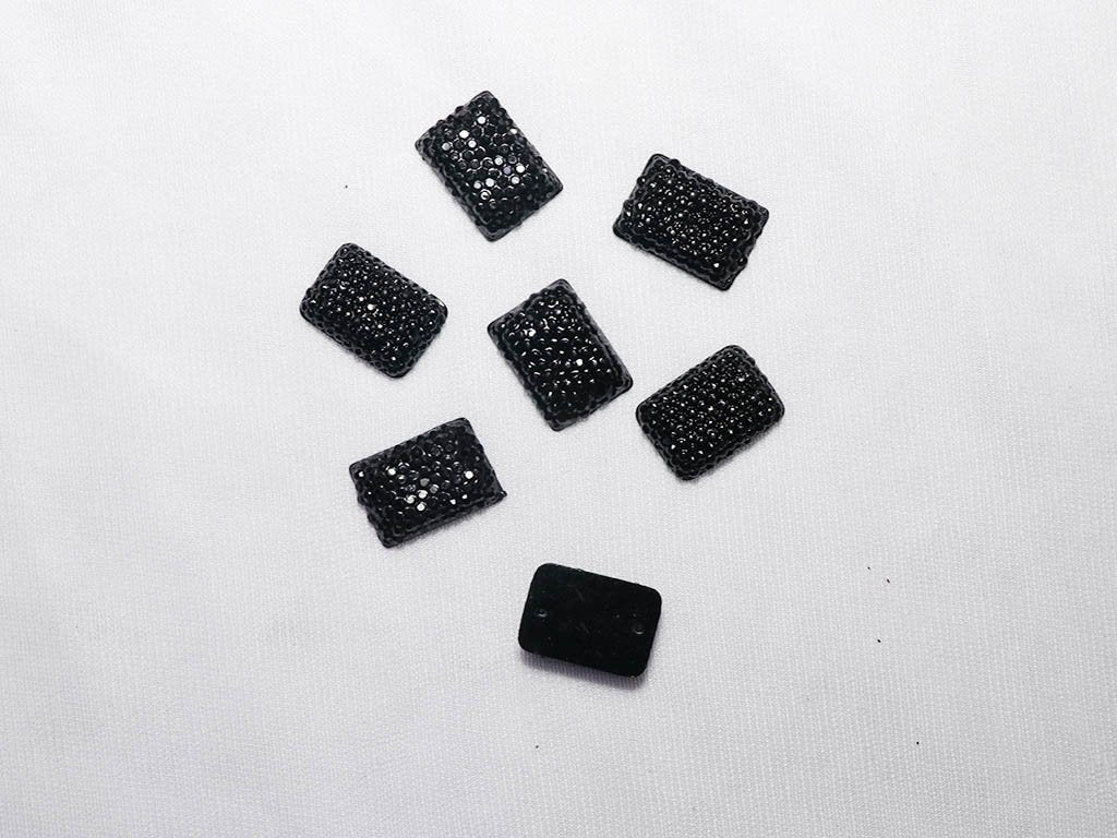 black-designer-rectangular-plastic-stones-18x13-mm