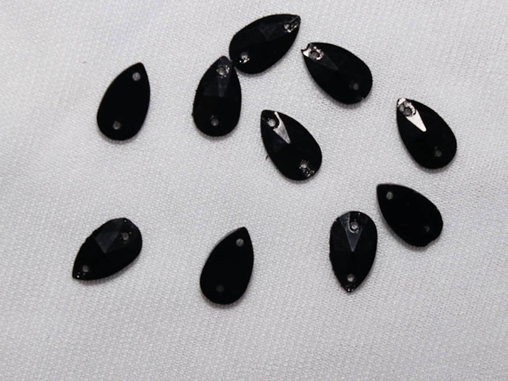 black-drop-plastic-stones-7x12-mm