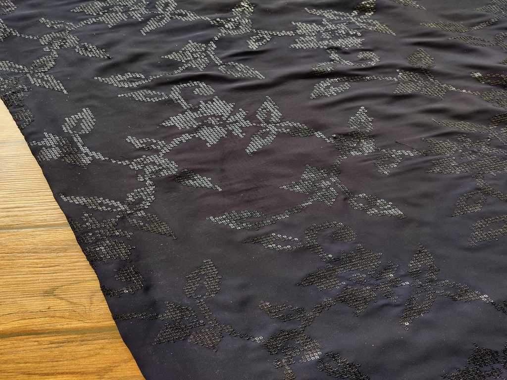 black-faux-georgette-embroidered-with-black-thread-zari-work
