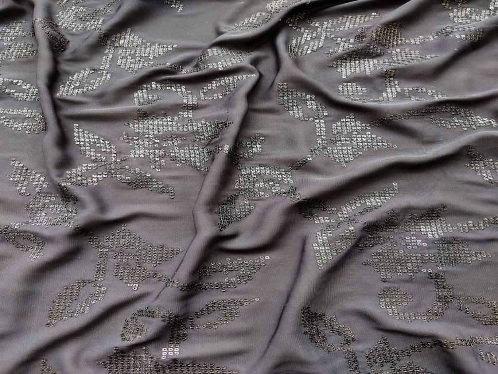 black-faux-georgette-embroidered-with-black-thread-zari-work