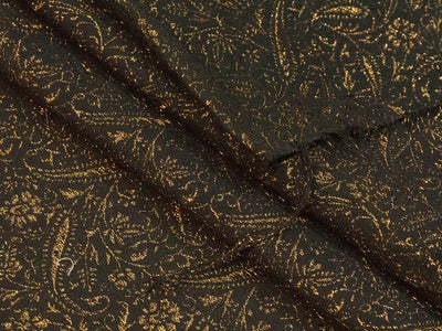 black-golden-lurex-flowers-cotton-jacquard-fabric