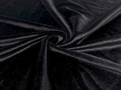 black-plain-micro-viscose-velvet-fabric