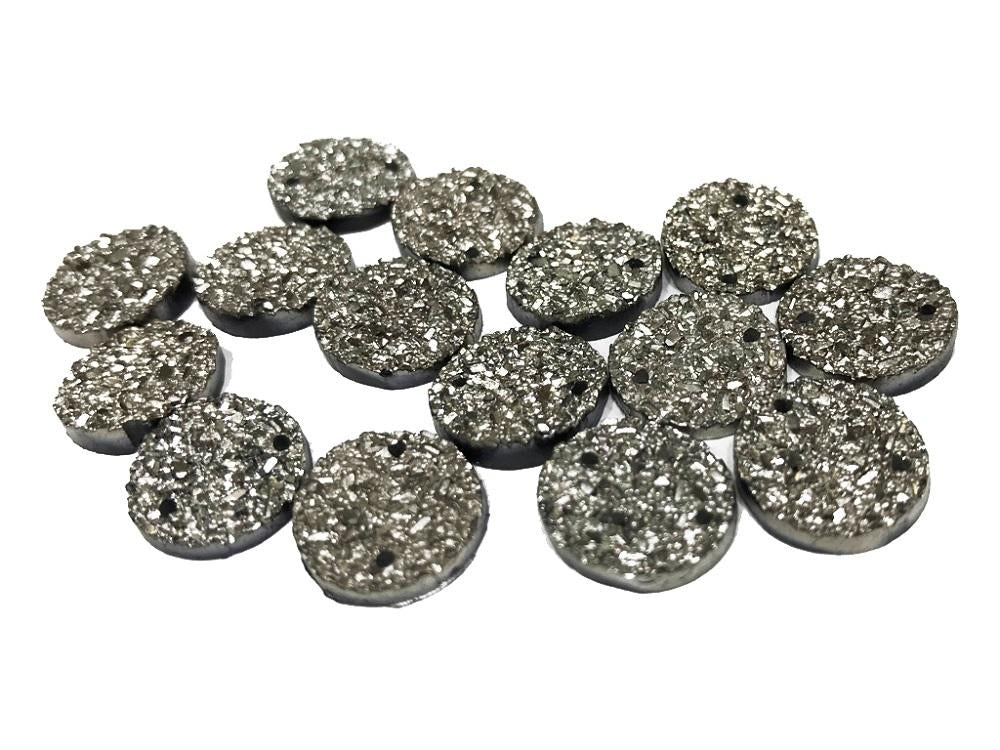 black-silver-circular-shiny-sugary-plastic-stones-12-mm