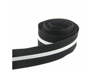 black-with-white-nylon-sewing-zippers-1-38-inch-and-white-zip-pullers-for-making-bags-accessories