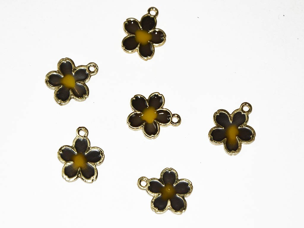 black-yellow-flower-charms