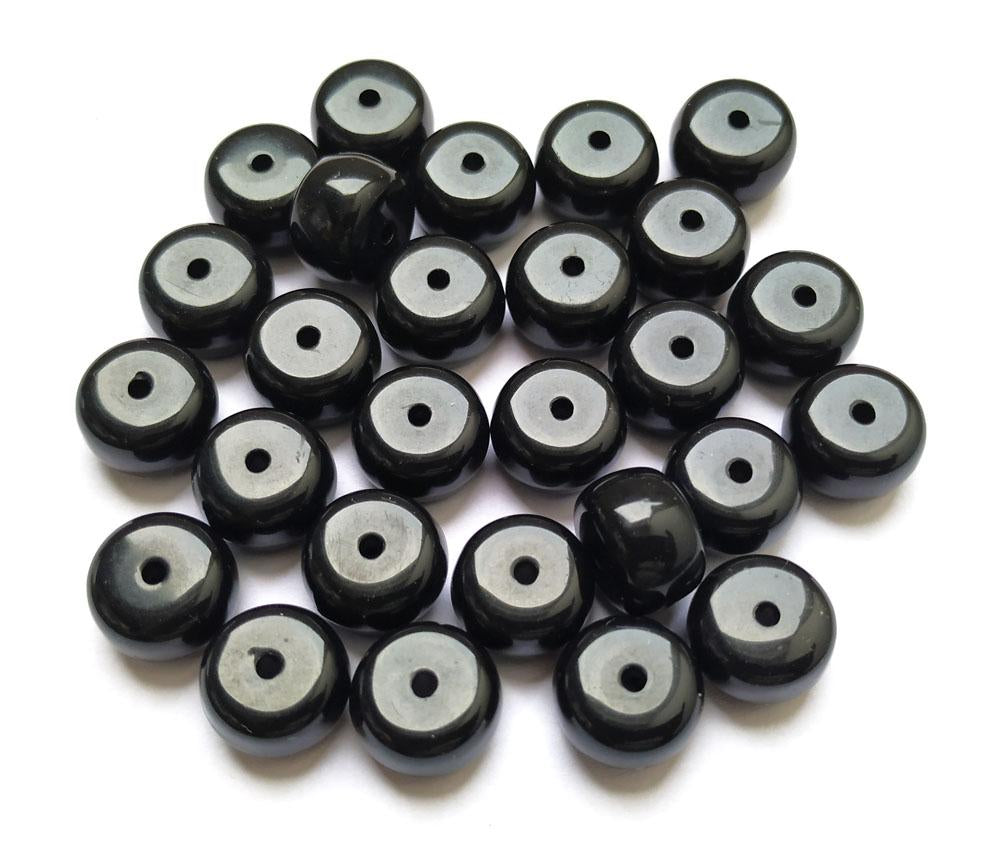 black-acrylic-cylinder-spacer-beads