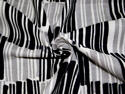 black-and-gray-piano-bar-design-cotton-fabric