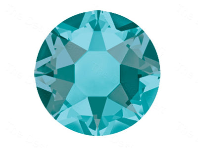 Blue Zircon Satin Preciosa Hotfix Rhinestones (1621657813026)