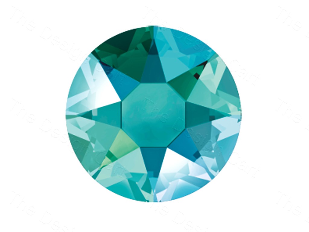 Blue Zircon Shimmer Preciosa Hotfix Rhinestones (1621657845794)