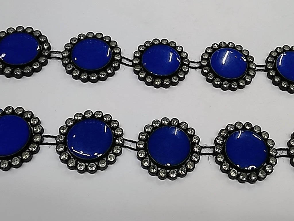 blue-circular-stone-studded-plastic-lace-with-enamel-fill-26-mm
