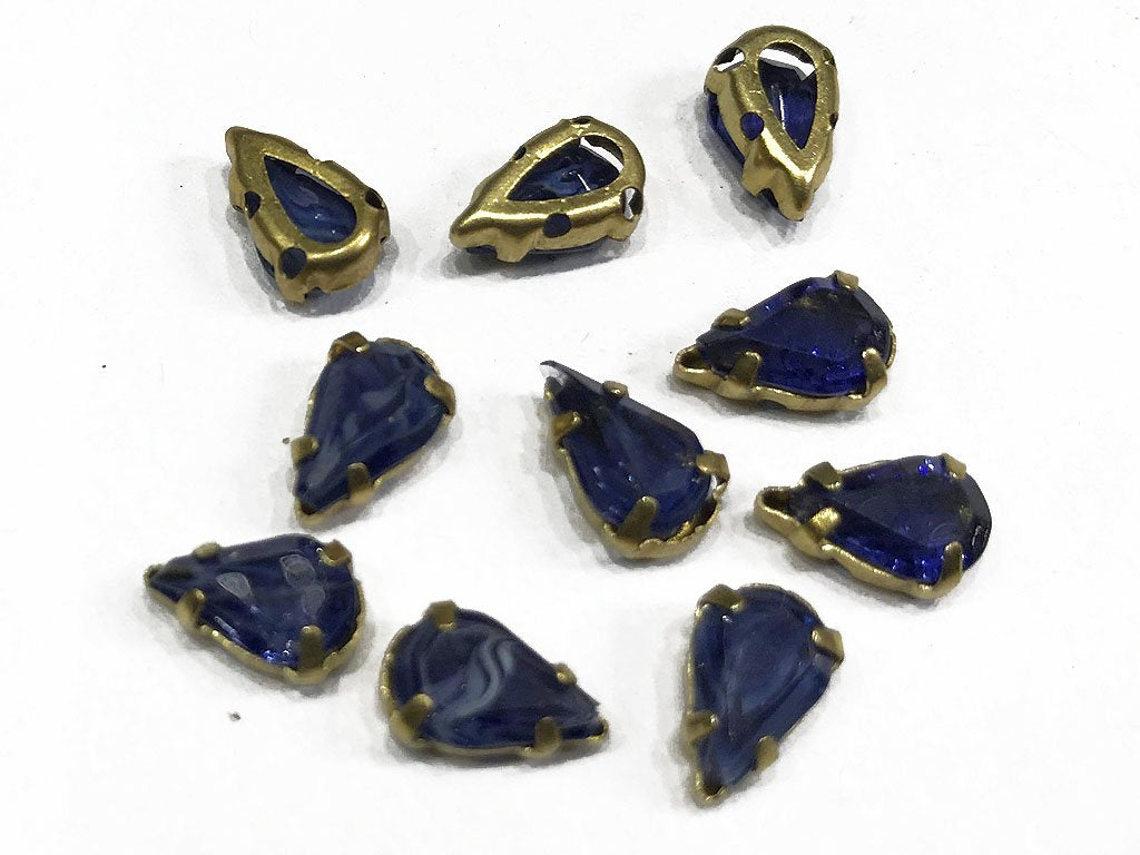 blue-drop-glass-stones-with-catcher-10x6-mm