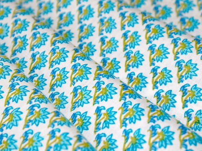 blue-flower-print-design-cotton-fabric