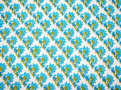 blue-flower-print-design-cotton-fabric