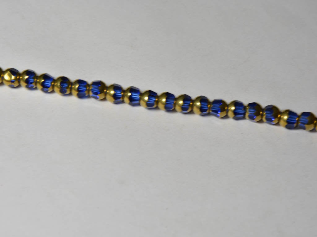 blue-golden-designer-circular-glass-beads-8-mm
