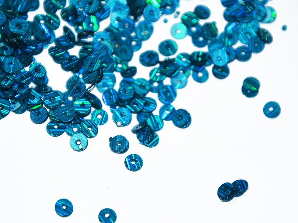 Blue Lustre Circular Plastic Sequins