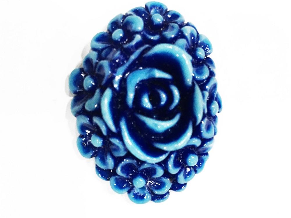 blue-oval-resin-flower-stones-with-hole-40x40-mm