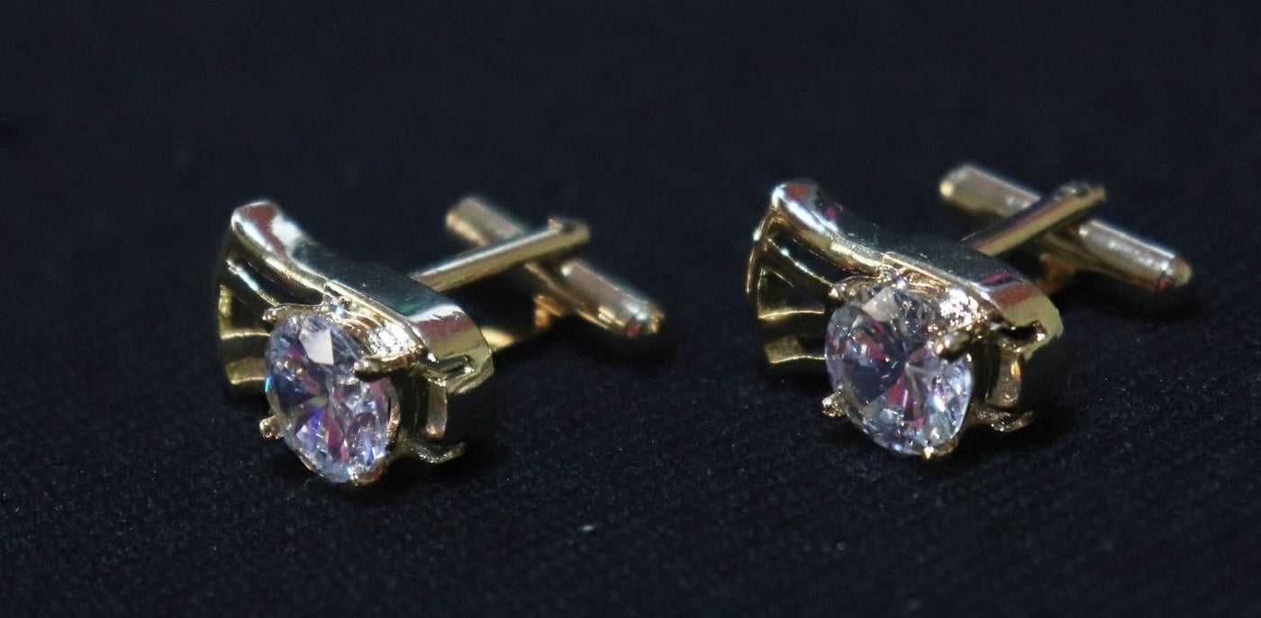 bow-shape-large-crystal-golden-metallic-cufflinks