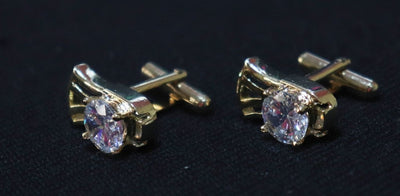 bow-shape-large-crystal-golden-metallic-cufflinks