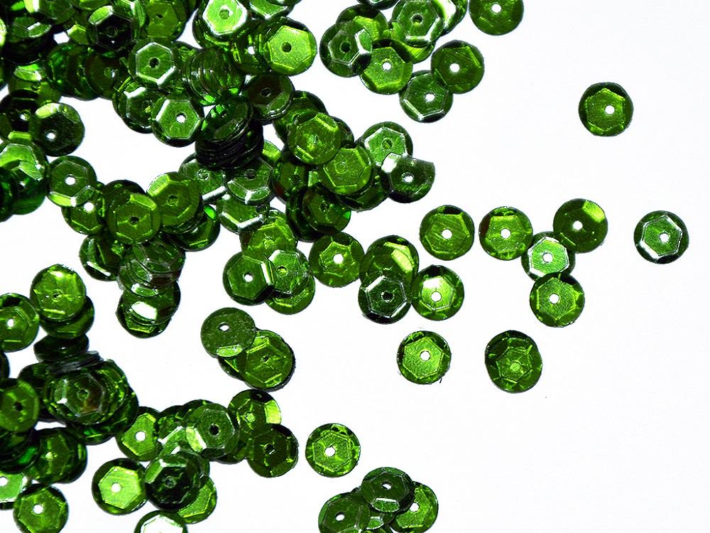 bright-dark-green-round-circular-plastic-sequins